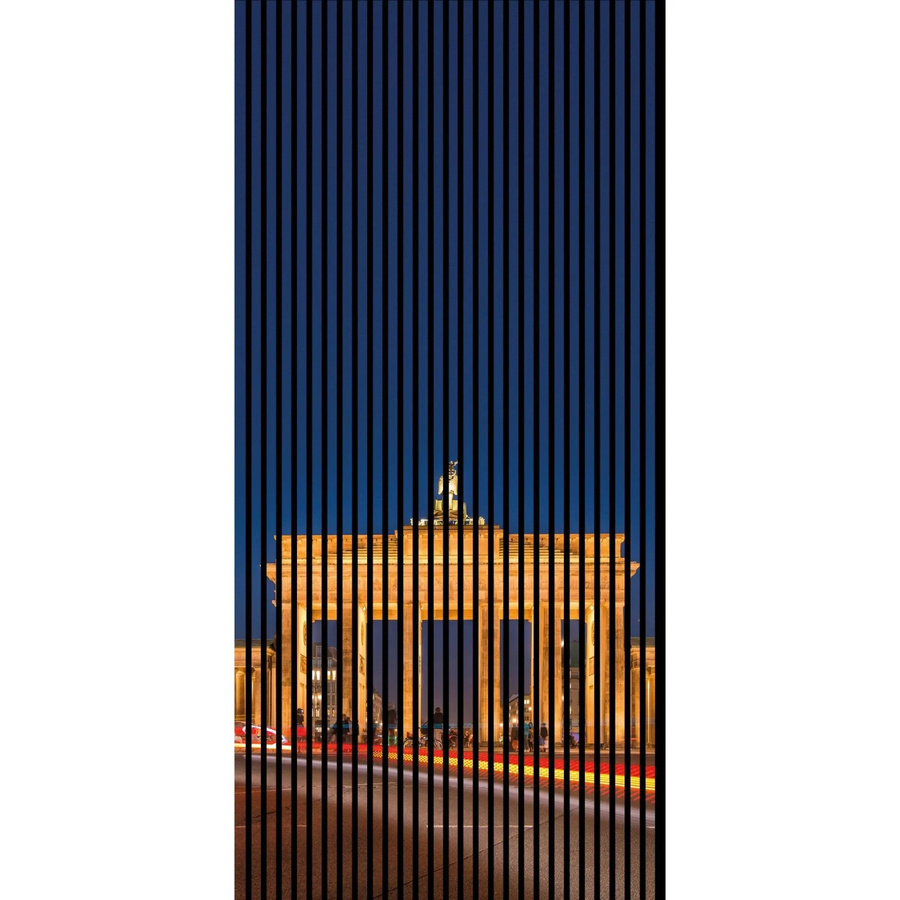 FN Acustico Akustikplatte Berlin Bunt aus PET und MDF mit modernem Design, H x B x T: 2.400 x 1.133 x 19 mm - Bild 2