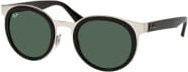 Ray-Ban RB 3710 Sonnenbrille, Rund, Vollrand, Schwarz, Grün, Damen - Bild 1