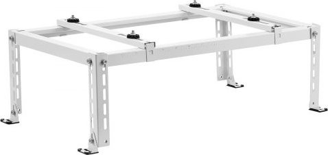VEVOR Mini Split Bodenständer in Weiß, verstellbare Anti-Vibrations-Halterung für Klimaanlagen 9000-24000 BTU, Heavy Duty AC Basis-Halterung aus Stahl, B/T/H: 90,0 x 30,0 x 50,0 cm - Bild 1
