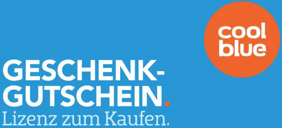 Coolblue Geschenkgutschein im Wert von 50 Euro in Blau - Bild 1