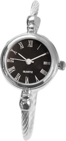 mengxiangjia Armbanduhr, Quarz, Edelstahl, schwarz/silber, Damen - Bild 1