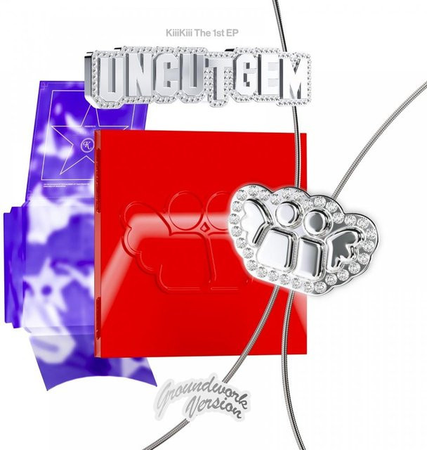 Kiiikiii Uncut Gem EP-Album Groundwork Version in Rot - Bild 1