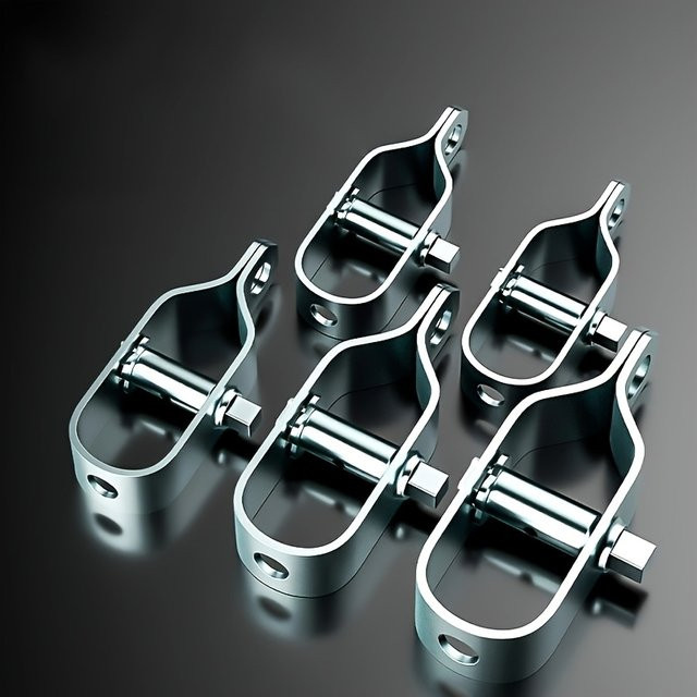 5 Stück Drahtspanner aus galvanisiertem Metall in Silber als verstellbares Kabel- und Zaunzieher-Werkzeug für Widerhaken, Gewächshäuser und Weinreben - Bild 1