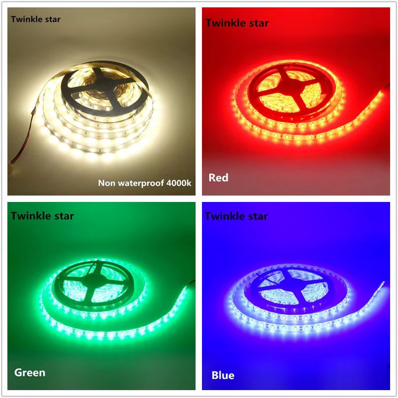 Twinkle Star RGB LED-Streifen IP65 wasserdicht, 12 V, 5 m, SMD Flexband in Rot, Grün und Blau - Bild 4