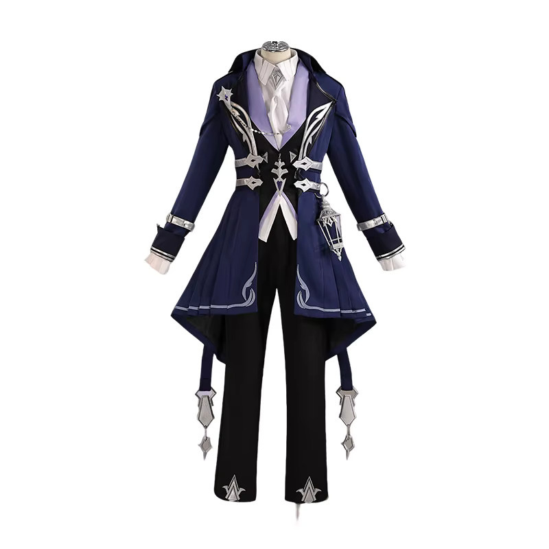 Flins Genshin Impact Ritter Kostüm, Ritterjacke, Umhang, Anzug Set - Bild 5