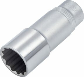 Hazet Doppel-6-Kant-Steckschlüssel-Einsatz 880TZ-19 mit 19 mm Sechskant und 10 mm Vierkant 3/8 Zoll in Silber - Bild 2