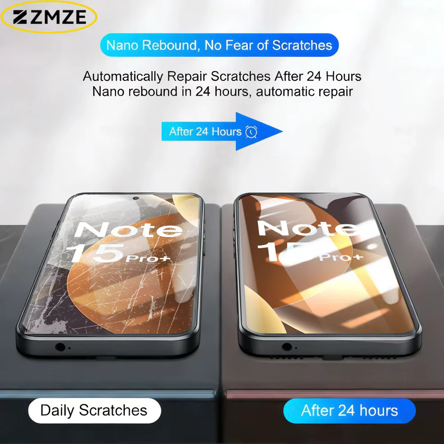 4er-Pack Hydrogel-Displayschutzfolie für Xiaomi Redmi Note Serie, transparent - Bild 5