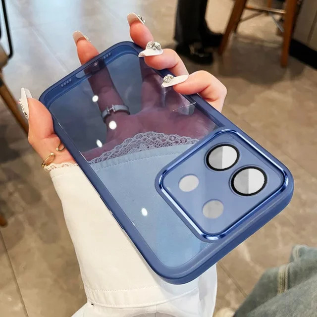 Transparente Silikonhülle mit Kameraobjektiv-Schutz für Xiaomi POCO X8 F8 M8 X7 M7 F7 F6 F5 M6 X6 X5 X3 Pro C65 - Bild 1