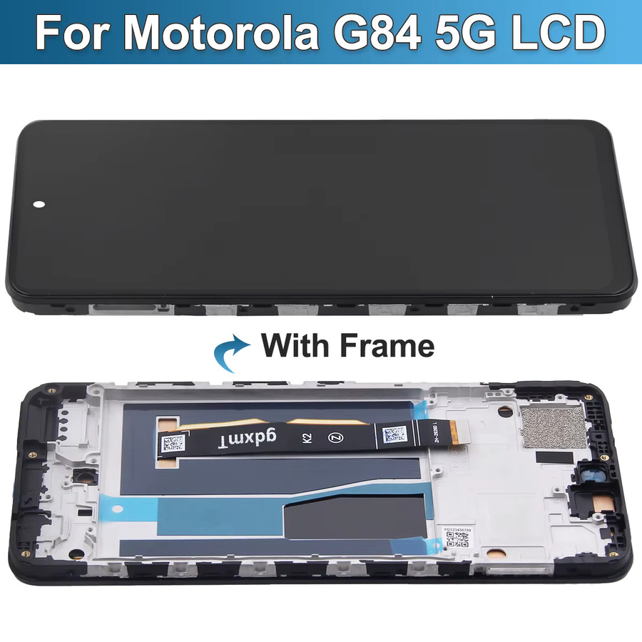 Motorola Moto G84 5G LCD-Display Ersatz mit Touchscreen-Digitizer-Baugruppe in Schwarz für Moto XT2347-2 und XT2347-1 - Bild 4