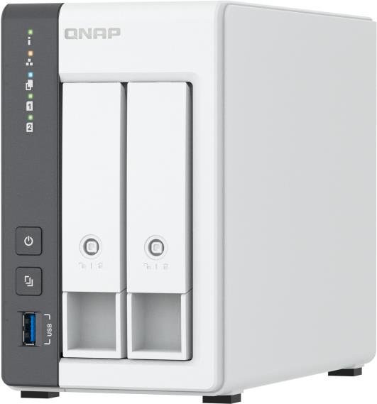 QNAP TS-216G NAS-Server mit 2 Schächten, 4GB RAM, 2,5 Gigabit Ethernet und iSCSI Support - Bild 1