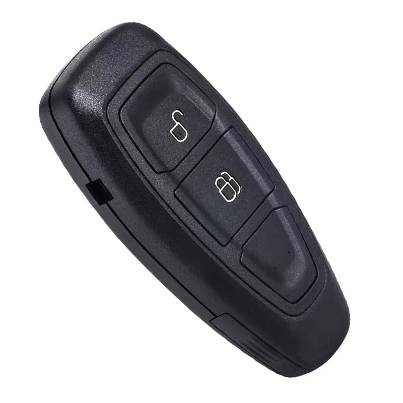 KEYECU Smart-Fernbedienungsschlüssel für Ford Ecosport 2013 bis 2016, 433MHz FSK, DST+80 (40bit) Chip, 2-Tasten, Schwarz, mit ungeschnittenem Schlüsselblatt - Bild 5