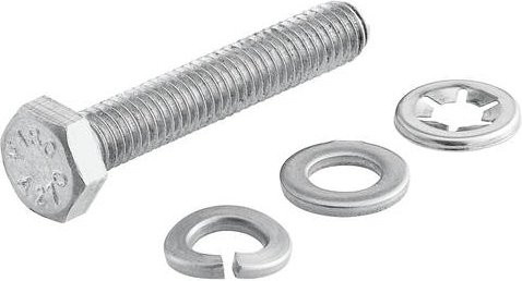 HARTING Verriegelungsschraube 09400009937 aus Edelstahl in Silber - Bild 1