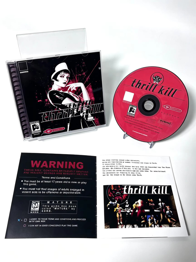 Thrill Kill Spielkopie-CD für PlayStation mit Handbuch, NTSC U/C J PAL-Version, Action-Spiel in Multicolour - Bild 6