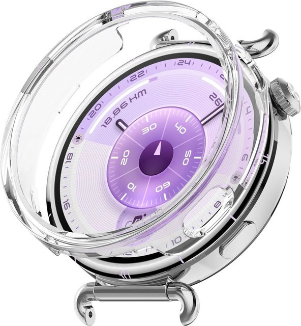 Huawei Uhrenzubehör, Hülle für Huawei Watch GT6, Schwarz, Transparent - Bild 1