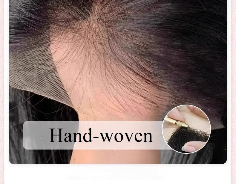 Ashely wigs Perücke für Damen, synthetisch, handgewebte Spitze, Pony - Bild 6