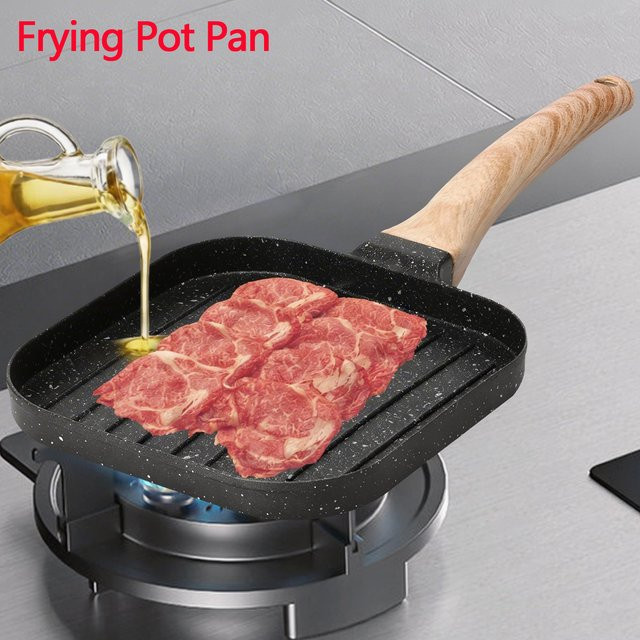 Antihaftbeschichtete Keramik Pfanne in Schwarz für Eier, Pfannkuchen und Steak - Bild 1