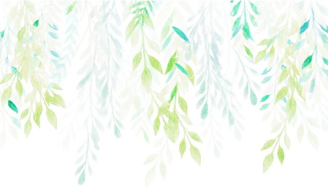 Komar Vliestapete Summer Leaves in Grün, B x H: 350 x 250 cm - Bild 1