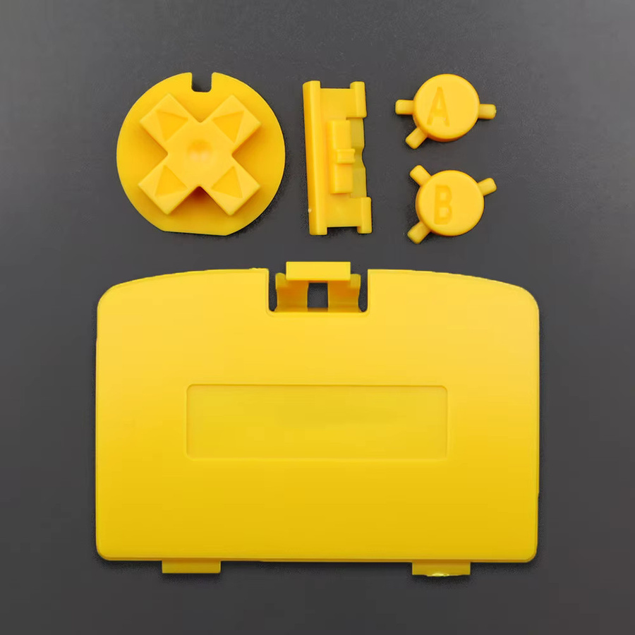 TingDong Ersatzteil-Set für Game Boy Color: Tasten-Shell und Batterieabdeckung im Retro-Design - Bild 2