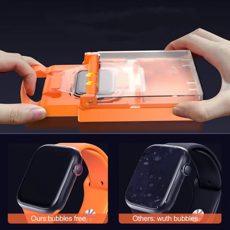 CAOWTAN Hydrogel-Schutzfolie für Apple Watch Series 11 10 9 8 7 6 5 4 SE und Apple Watch Ultra 1 2 3, transparent - Bild 4