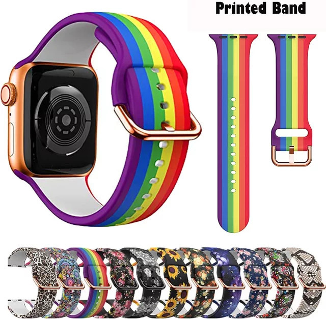 Uhrenarmband Silikon, Bunt, Unisex - Bild 1