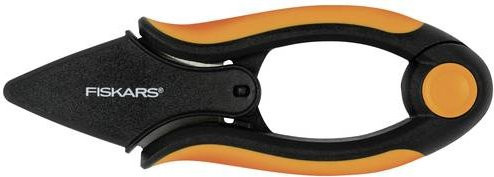 Fiskars Solid SP220 Kräuterschere in Schwarz-Orange mit ergonomischem Griff und präzisionsgeschliffener Klinge aus rostfreiem Stahl - Bild 1