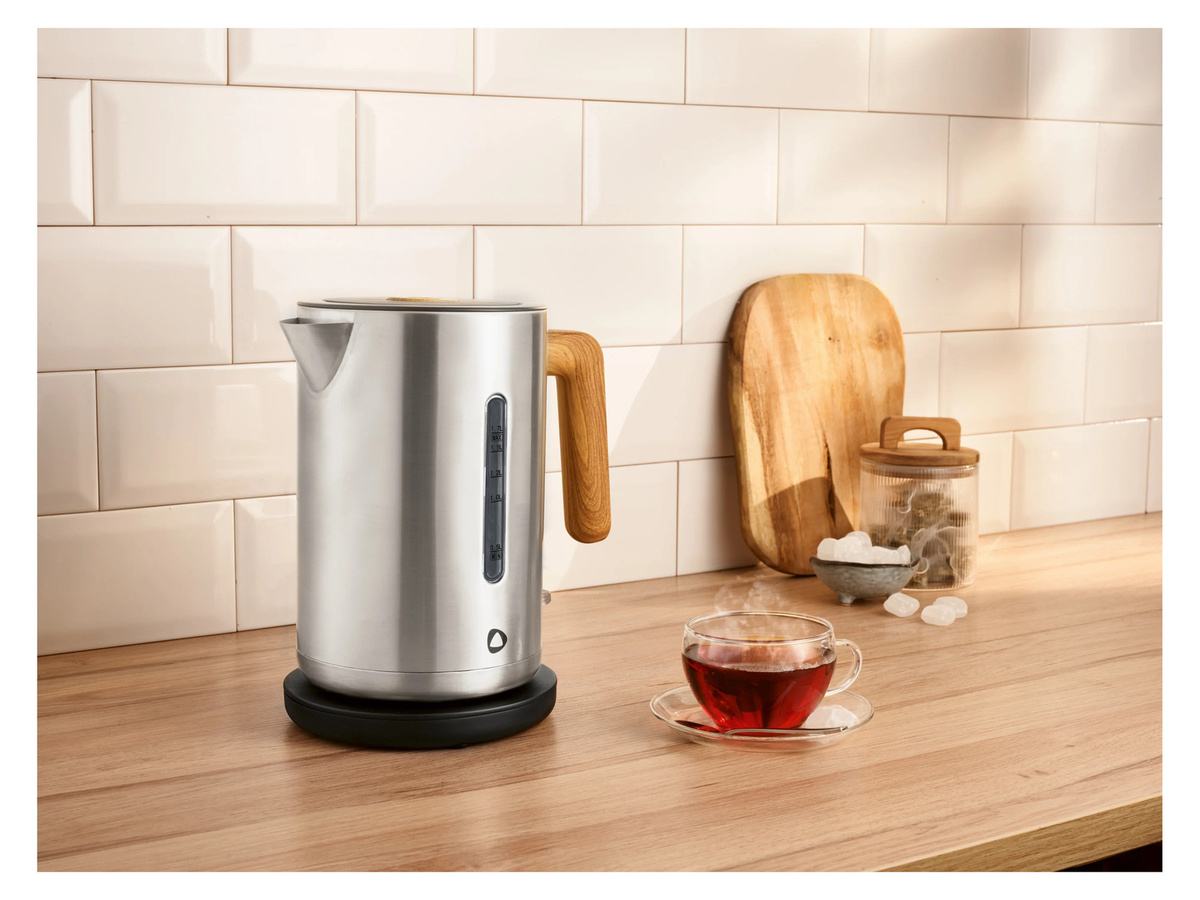 SILVERCREST Wasserkocher in Grau mit Kalkfilter und Abschaltautomatik, 1,7 l - Bild 2