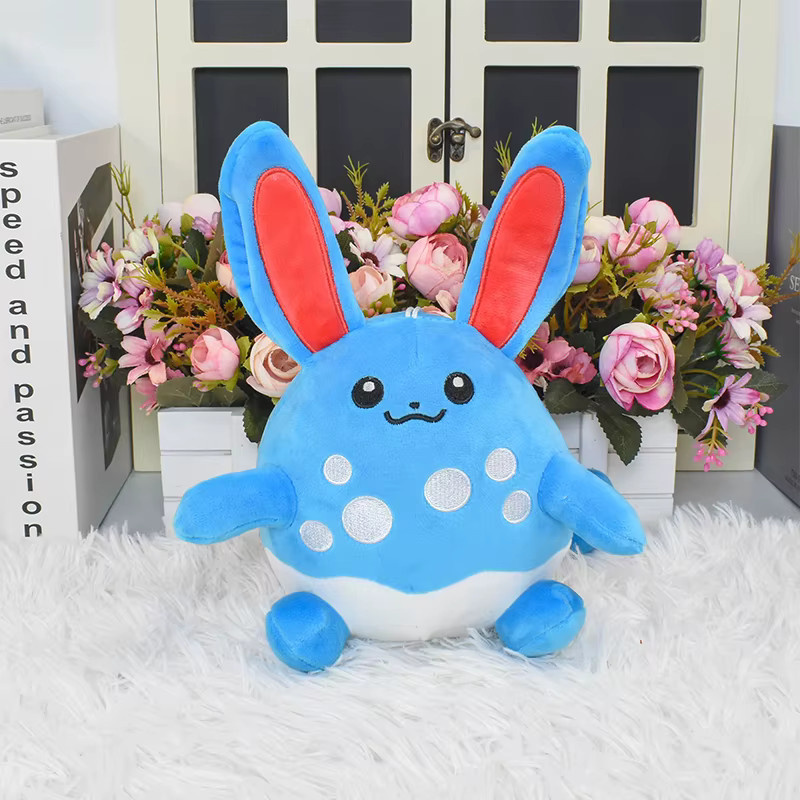 TAKARA TOMY Pokémon Chikorita Togepi Marill Wooper Polito Furret Corsola Flaaffy Tyranitar Lugia Phanpy, Plüschtiere, Bunt / Mehrfarbig - Bild 2