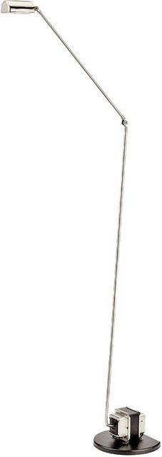 Lumina Daphine Terra LED-Stehleuchte in Silber, dimmbar und verstellbar, warmweißes Licht (3000K) - Bild 1