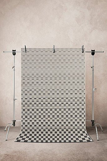 Jotex Outdoor-Teppich IMELDA in Weiß und Grau mit geometrischem Design - Bild 1