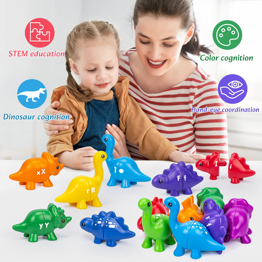 YONRA Dinosaurierspielzeug, Lernspielzeug, ab 3 Jahre - Bild 5