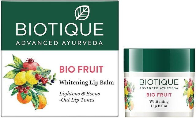 Biotique Frucht Aufhellender Lippenbalsam, Rosa, 12g - Bild 1