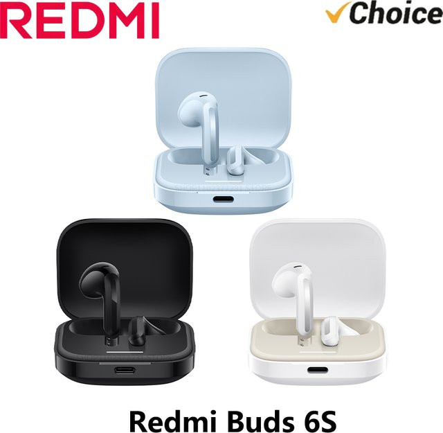 Xiaomi Redmi Buds 6S TWS Bluetooth-Ohrhörer mit aktiver Geräuschunterdrückung und SoundID in Schwarz - Bild 1