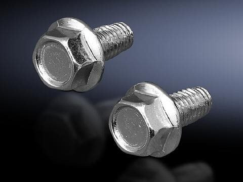 Rittal Gewindeformschrauben SZ 2489.500 aus Stahl in Silber - Bild 1