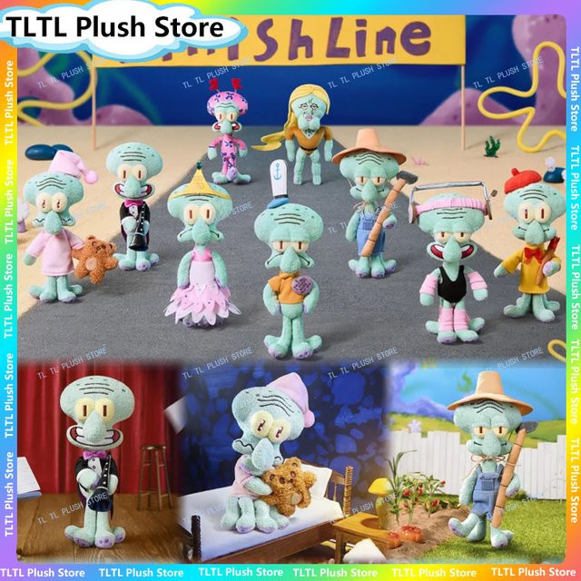 Bandai SpongeBob Schwammkopf Squidward A Day, Plüsch-Blindbox, Einzelfigur - Bild 1