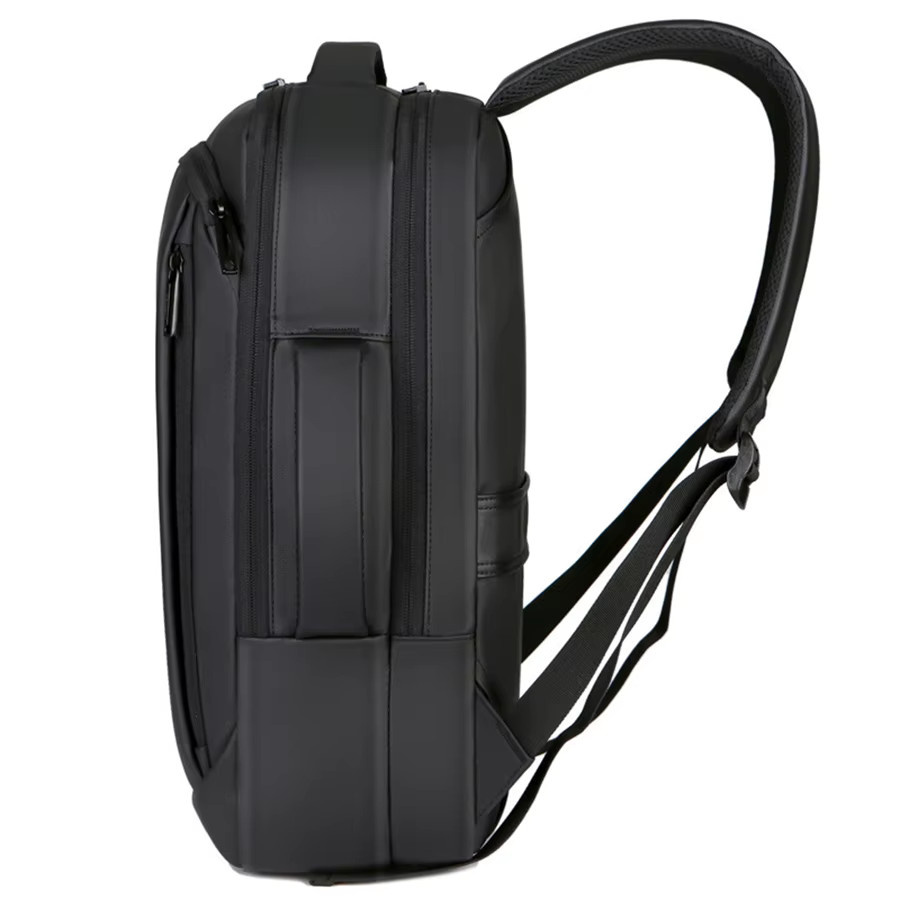 DIDA BEAR USB-Lade-Schulrucksack aus wasserdichtem Oxford-Material für 15,6 Zoll Laptops, Schwarz oder Grau mit USB-C Anschluss - Bild 3