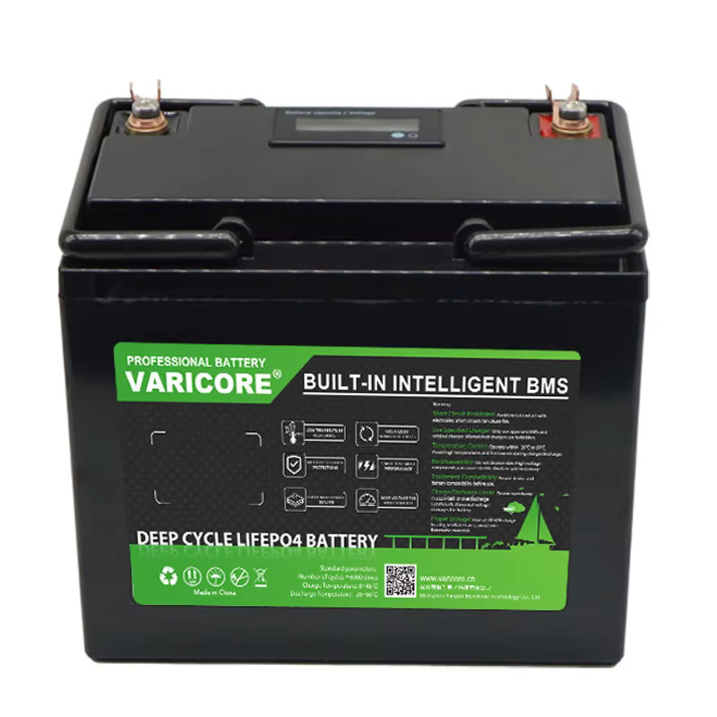 VarICOre Lithium-Eisenphosphat-Akku 12V 40Ah LiFePO4-Batterie in Schwarz - Bild 2