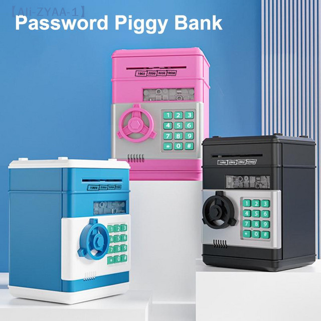 JETTING Elektronische Spardose mit Passwort-Zähler und automatischer Münz- und Bargeld-Funktion - Bild 1