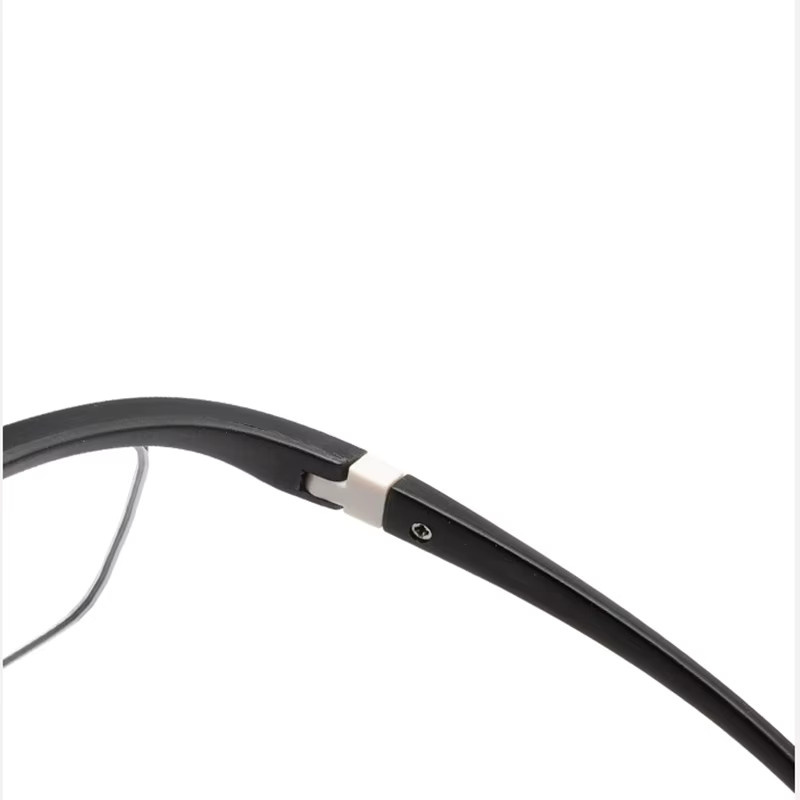 CHUANCHEN Sportbrille Browline, Halbrand, TR90, Unisex, Schwarz - Bild 2