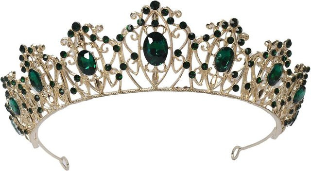 Wucifang Jewelry Brautkrone, Retro, Antik, beige, Damen - Bild 1