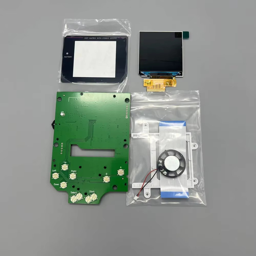 IPS LCD-Bildschirm-Kit mit 2,45 Zoll Display und Flachbandkabel für GameBoy V4.0 in Multicolor - Bild 1