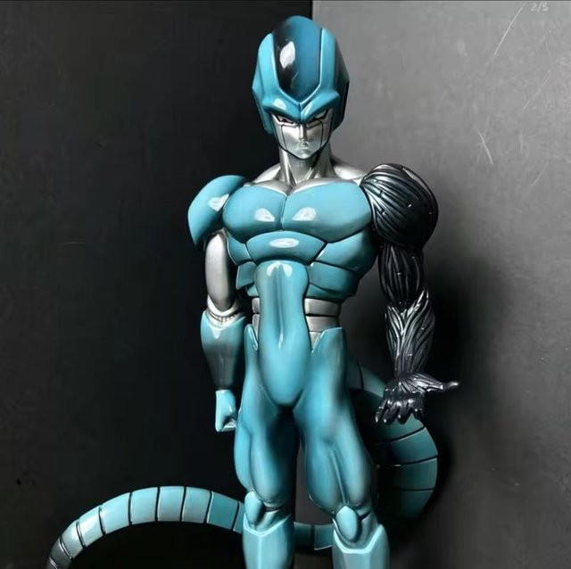 Bandai Dragon Ball Z Metall-Cooler, PVC-Figur, 28cm, mit austauschbarem Kopf und beweglichen Händen - Bild 1