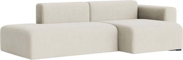 HAY Mags 2,5-Sitzer Sofa Kombination mit niedriger Armlehne rechts in Beige - Bild 1