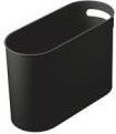 helit Papierkorb Design Classics in Schwarz, Oval mit Griffloch, Volumen: 22 Liter, H x B x T: 45 x 30 x 18 cm - Bild 1