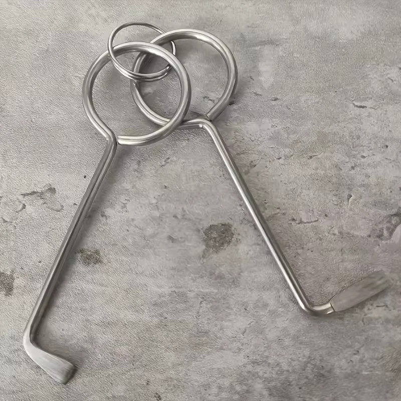 GUHE Universeller Tragbarer Drehmomentschlüssel für Outdoor-Türöffnung in Silber - Bild 2