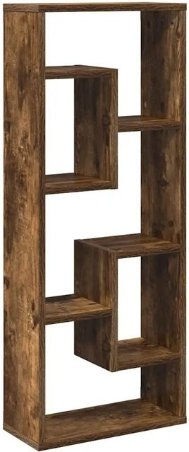 vidaXL Wandregal aus Holzwerkstoff in Räuchereiche, B/T/H: 36 x 16 x 90 cm - Bild 1