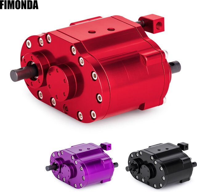 Fimonda 2-Gang 48P Getriebe-Verteilergetriebe, Metall, Schwarz, 1:10 - Bild 1