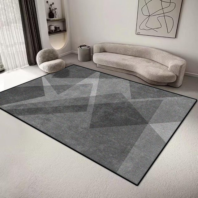 Karpetti Geometrischer Teppich im nordischen Stil, Grau, B/T: 200 x 300 cm - Bild 1