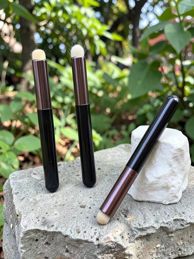 myaokue-up Lippenpinsel-Set, 3-teilig, runder Kopf, weiche Borsten - Bild 5