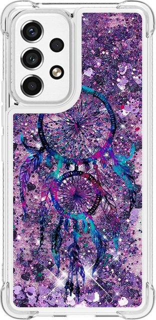 Glitzer Handyhülle mit Flüssig-Pailletten und Cartoon-Tier-Design für Samsung Galaxy A53 A13 A23 A33 A73 5G A03s, stoßfeste Abdeckung in Multicolour und Transparent - Bild 1