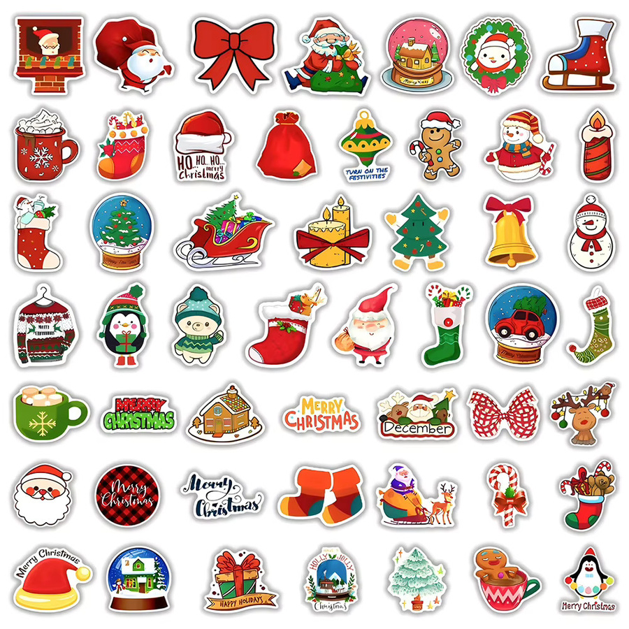Charile Weihnachten Cartoon Graffiti Aufkleber, multicolor, 10-teiliges Set - Bild 3
